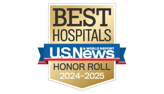 U.S. News & World Report Best Hospitals Honor Roll logo