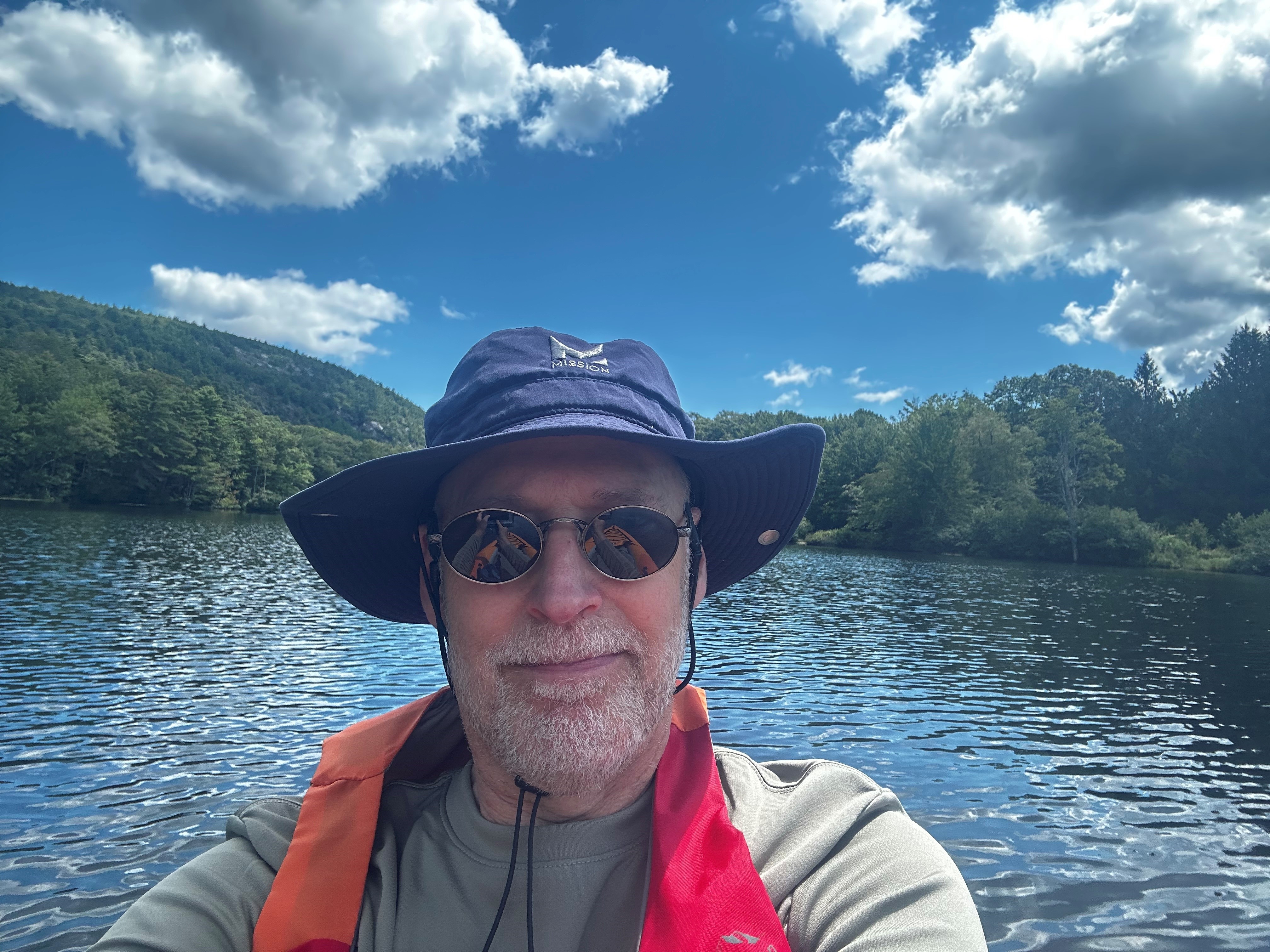 Paul kayaking.