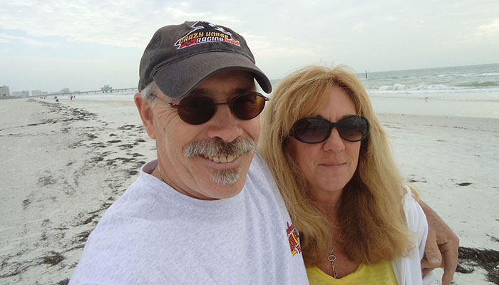 Man and woman on beach